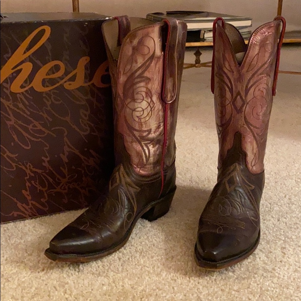 Womens Lucchese western boots sizes 9.5 B